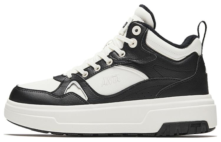 

Кроссовки ANTA Skateboarding Shoes Women's High-top White/Black, белый/черный