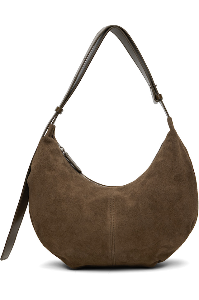 

Nothing Written Коричневая замшевая сумка через плечо