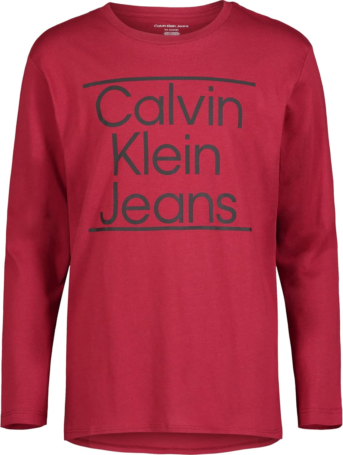 

Футболка Calvin Klein Boys с длинным рукавом и круглым вырезом, мягкая, удобная, свободного кроя, Aligned Red Carpet, Красный, Футболка Calvin Klein Boys с длинным рукавом и круглым вырезом, мягкая, удобная, свободного кроя, Aligned Red Carpet