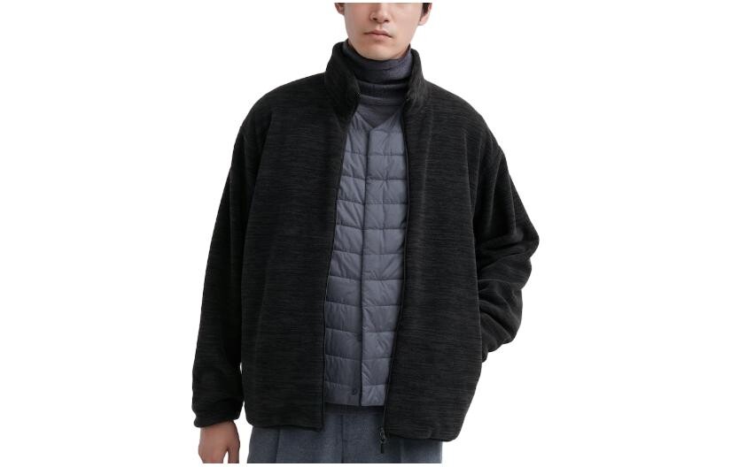 

Куртка унисекс темно-серая Uniqlo, темно-серый