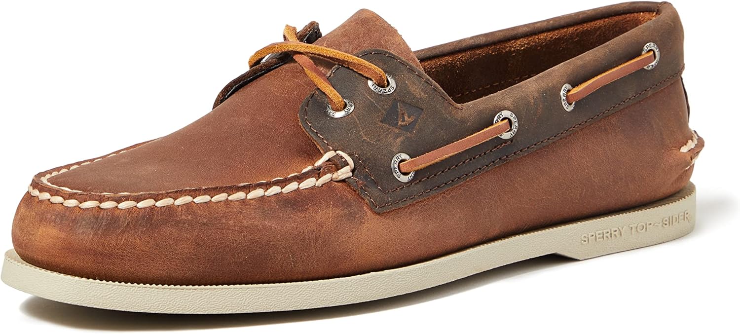 

Мужские аутентичные оригинальные лодочные туфли Sperry с двумя глазами