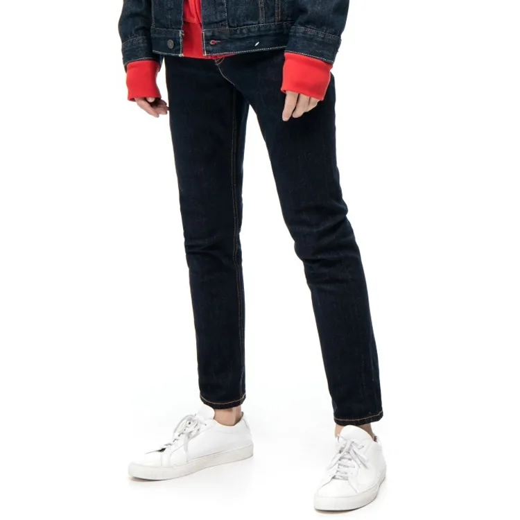 Джинсы мужские темные деним умеренно облегающие Levis, Dark Denim — фото 4
