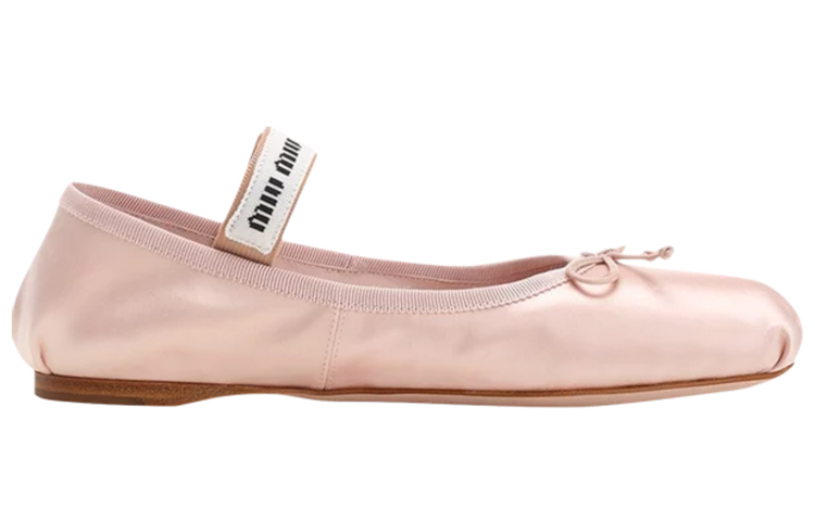 Повседневные туфли MIU MIU розовые женские — фото 2