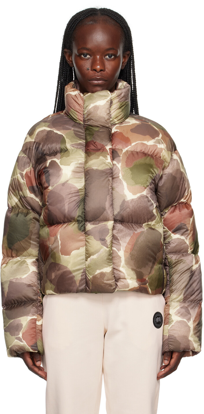 

Коричневый пуховик Canada Goose из кипариса