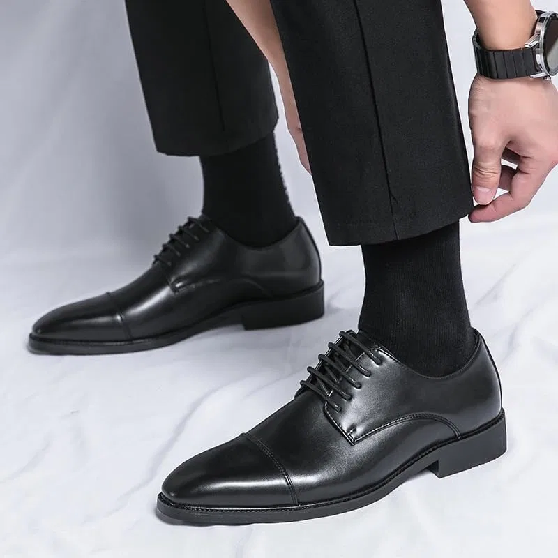 Оксфорды из лакированной кожи, классические, Black KswyyuwxgqI — фото 2