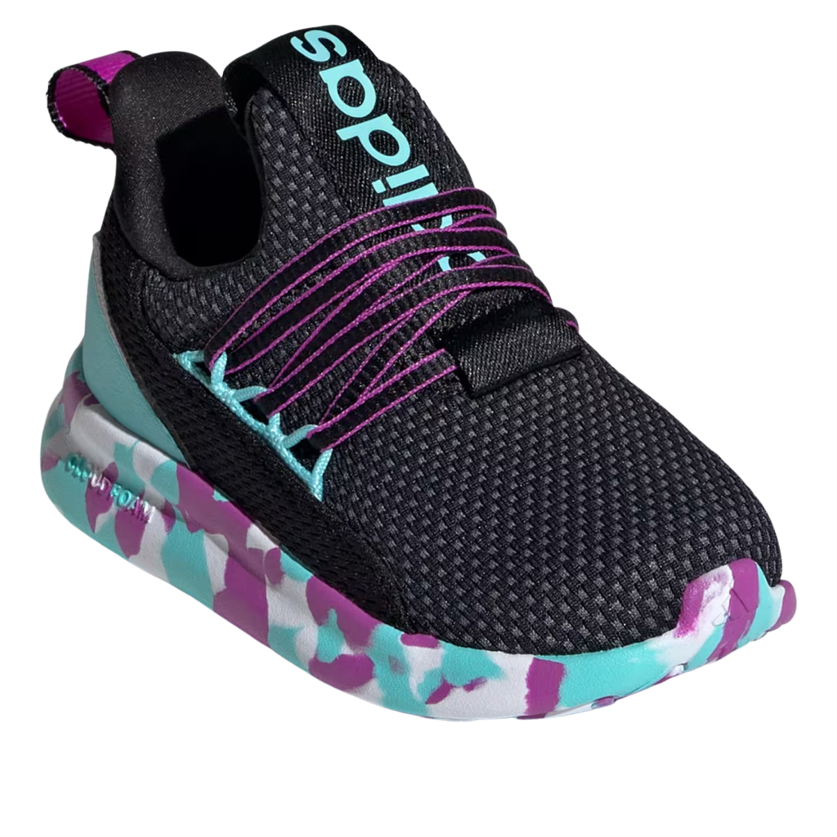 (TD) Adidas Lite Racer Adapt 7.0 'Core Black Purple Burst' — фото 4
