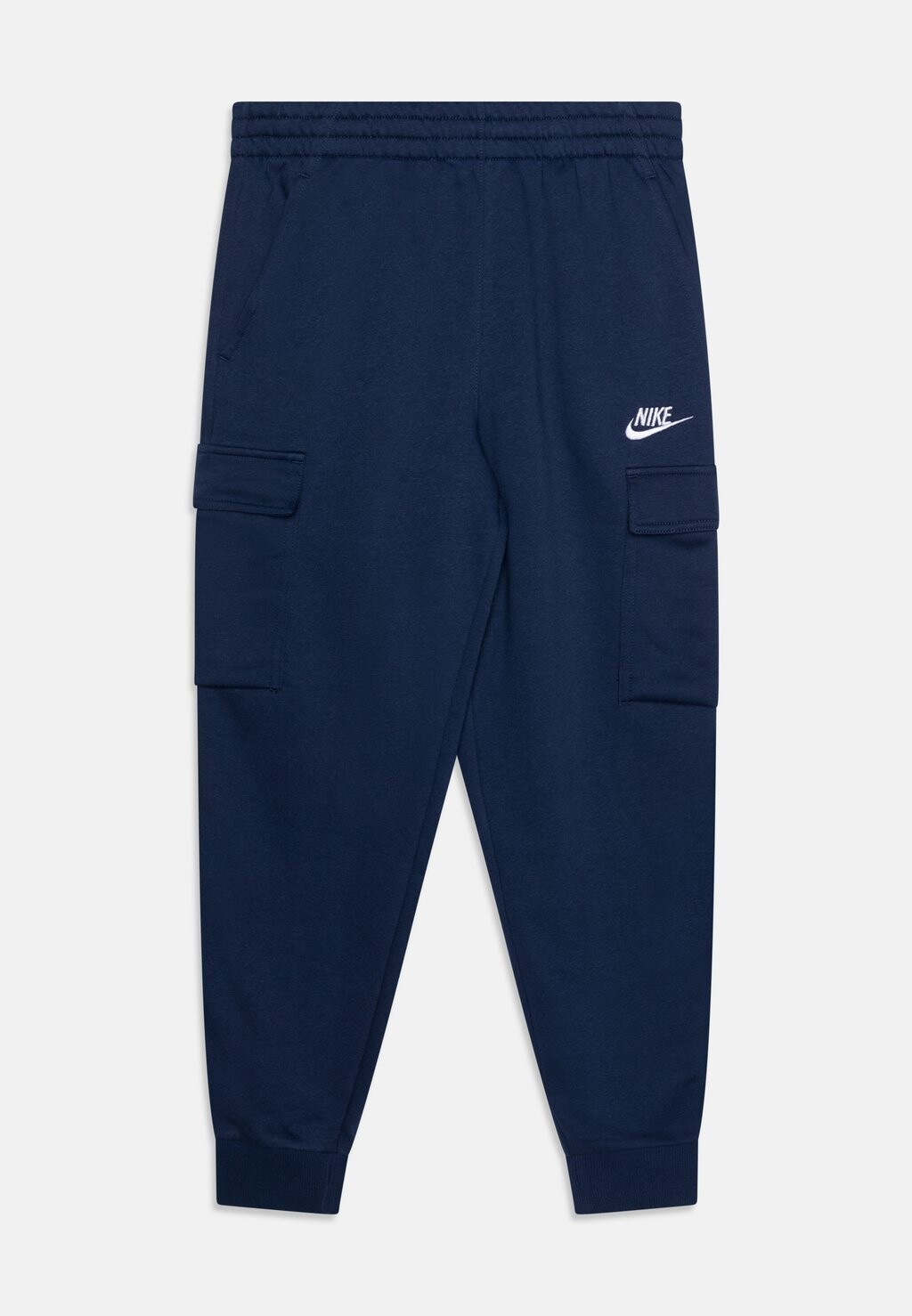 Брюки для бега CLUB UNISEX Nike Sportswear, цвет midnight navy/white — фото 3