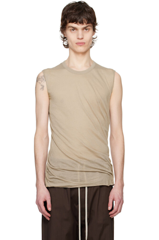 

Майка-топ Hollywood Basic SL цвета тауп Rick Owens