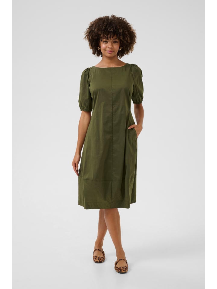 

Платье Cuantoinett, свободного кроя, цвета Burnt Olive CULTURE