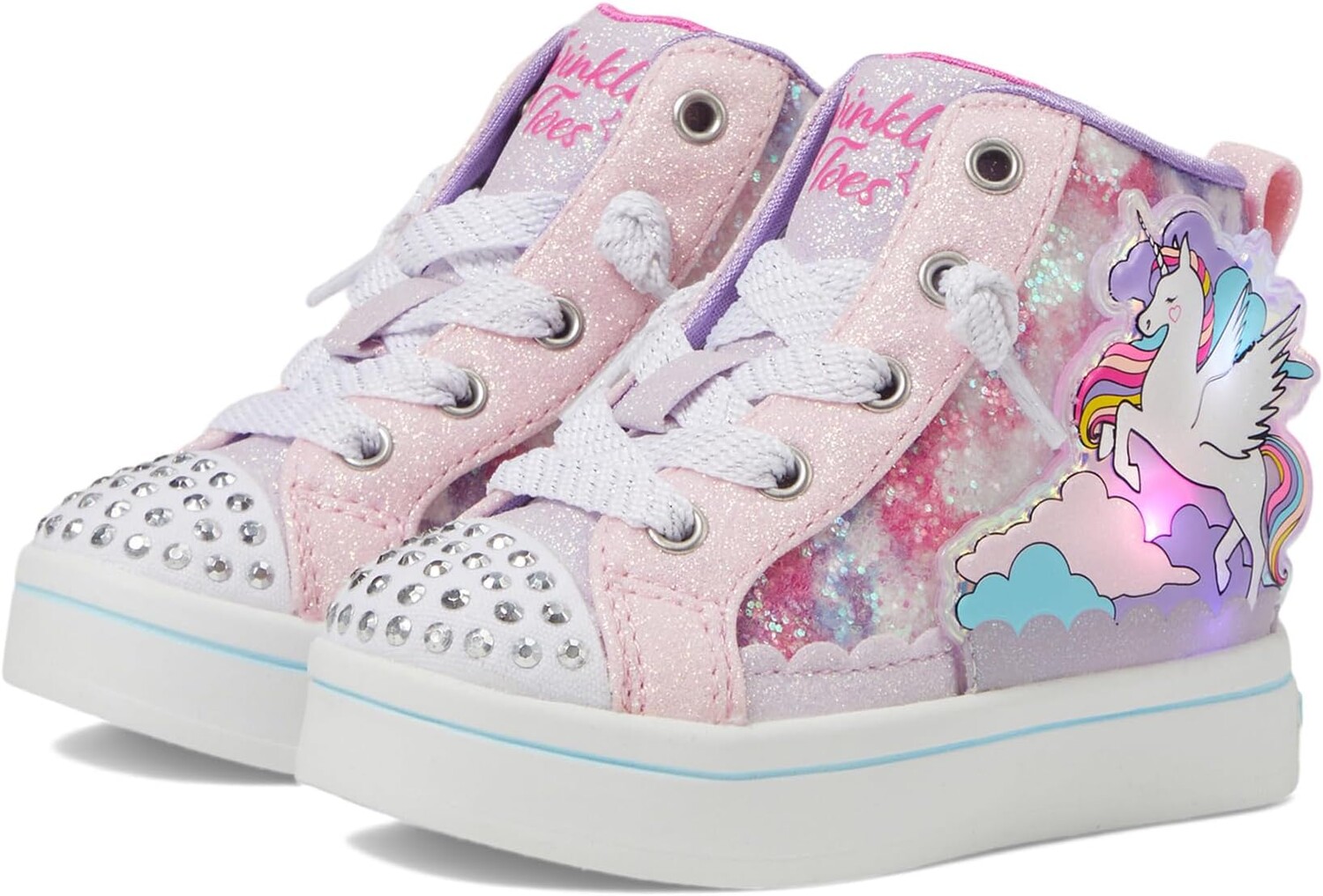 

Кроссовки Twi-Lites 2.0 314399N SKECHERS KIDS, цвет Pink/Multi
