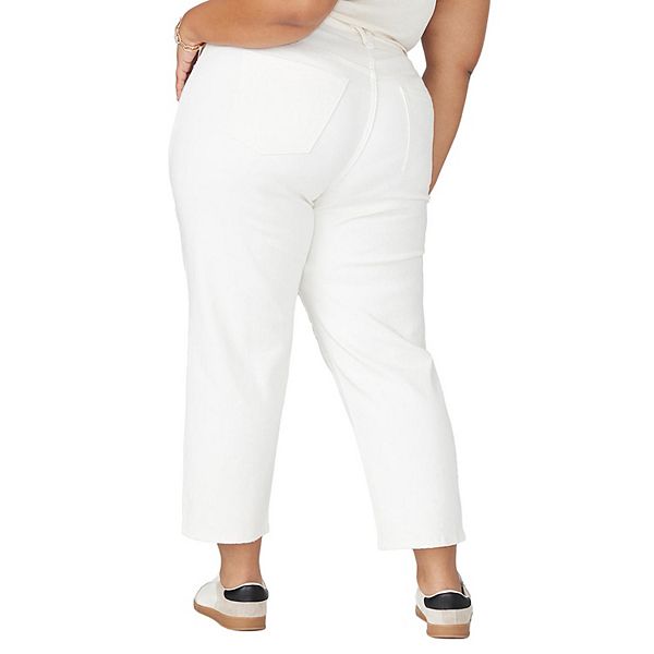 

Женские джинсы прямого кроя Naomi Comfort Stretch укороченные plus size Eloquii