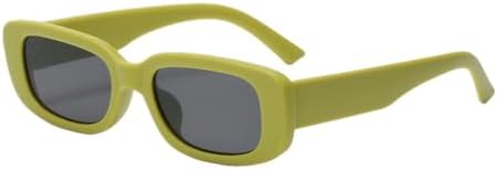 

Ретро-солнцезащитные очки 2027 года, маленькие прямоугольные, для женщин, популярные, с металлическими шарнирами, модные мужские солнцезащитные очки UV400 MTZJH, Matte Green Grey