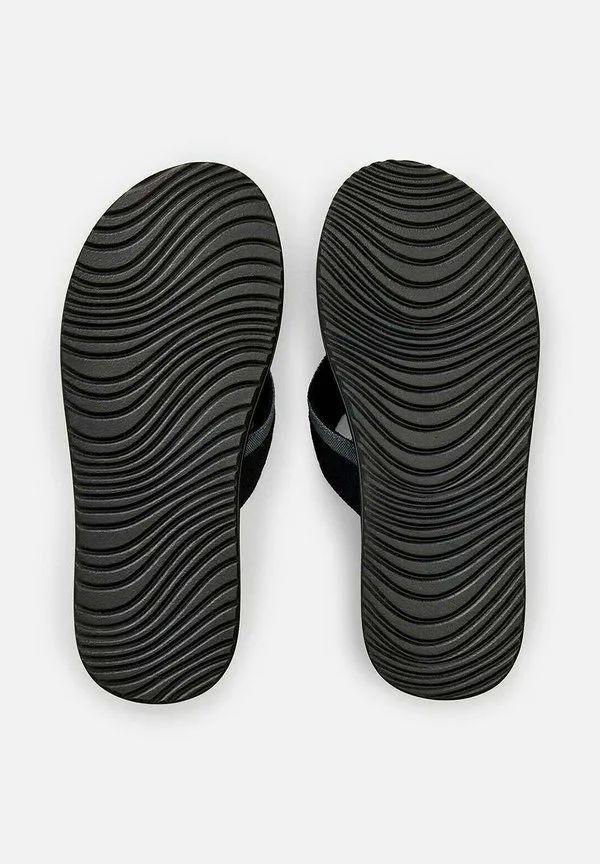 Сандалии reactor bloom с открытым носком и т-образным ремешком Rip Curl, Black — фото 4