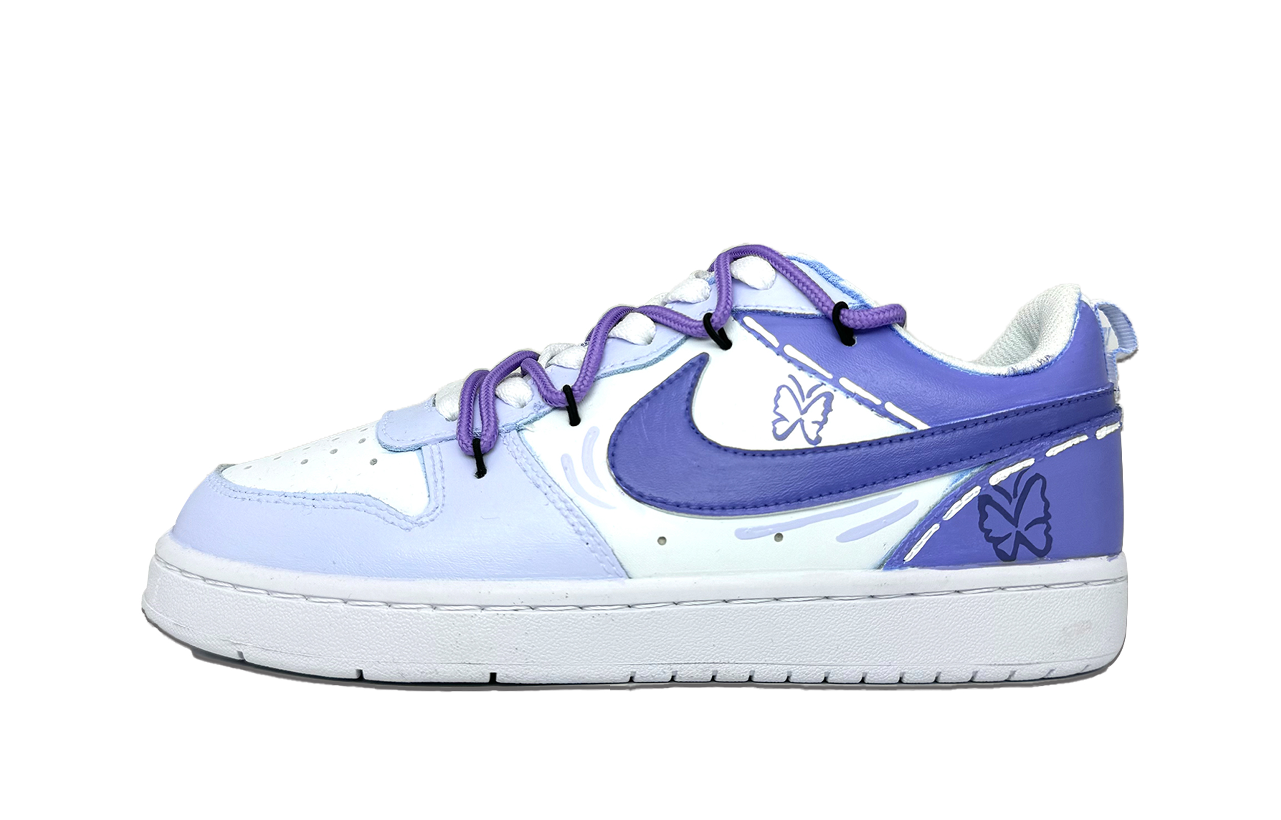 

Кроссовки Nike Court Borough Skateboarding Shoes Women's Low-top Lilac, светло-фиолетовый