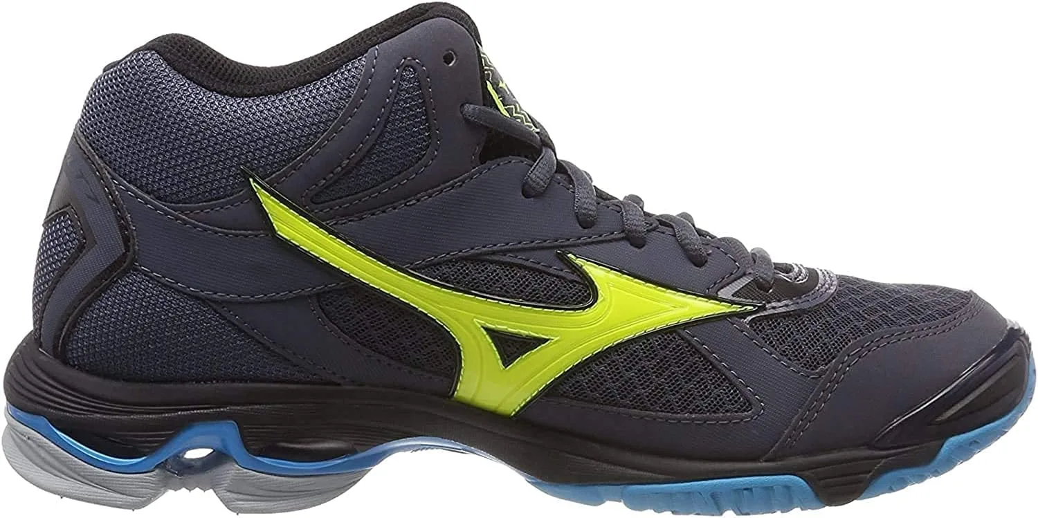 Мужские кроссовки Mizuno Wave Bolt Mid Trainers, синий/желтый