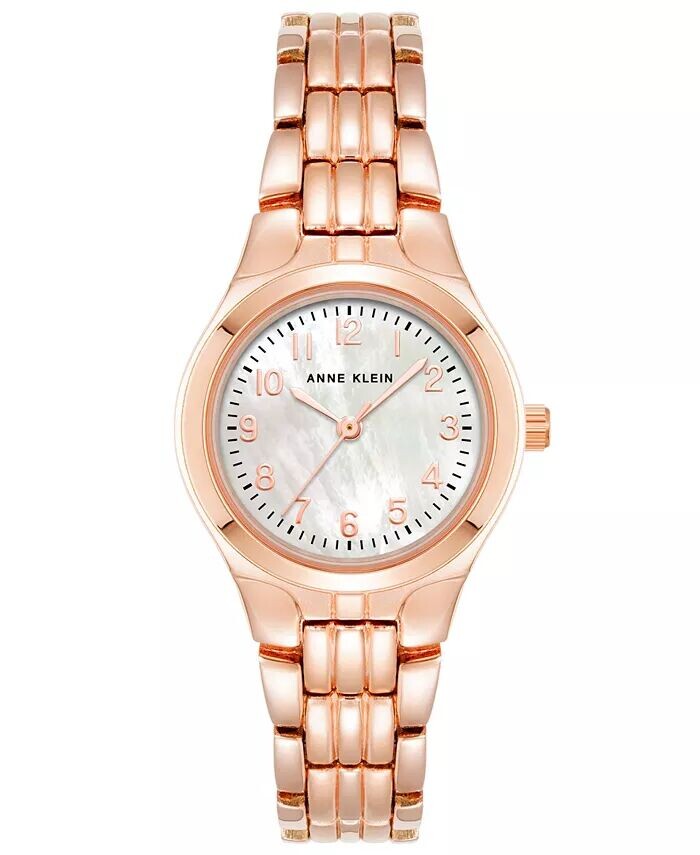

Женские кварцевые часы-браслет из сплава розового золота, 26 мм Anne Klein, мультиколор