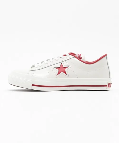 Унисекс кроссовки из кожи Converse ONE STAR J белые — фото 2