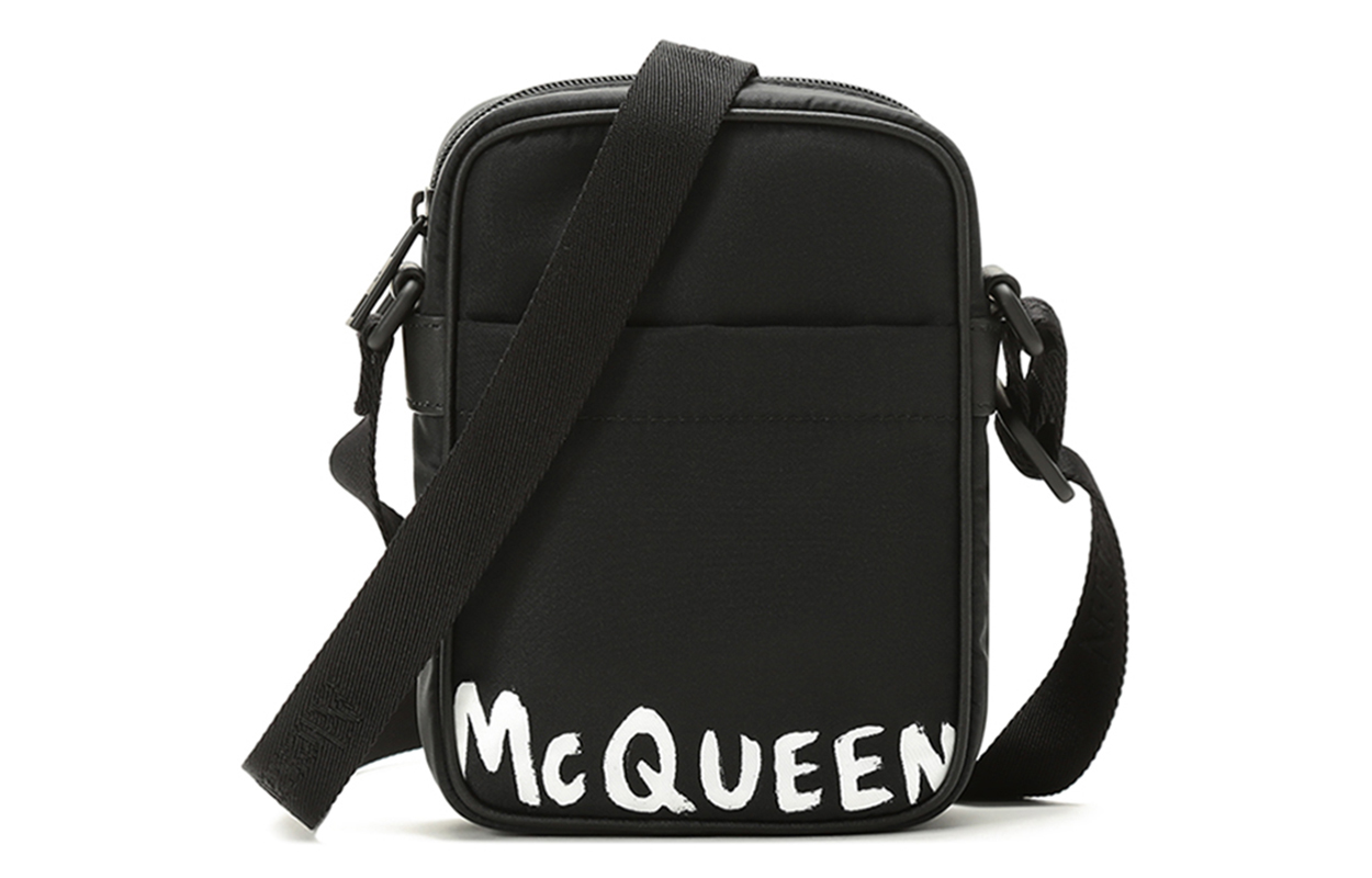

Alexander McQueen Тканевый мессенджер, черезплечная сумка, наплечная сумка мужская черная