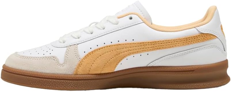 Мужские кроссовки PUMA для помещений с шнуровкой, повседневные - белые — фото 3