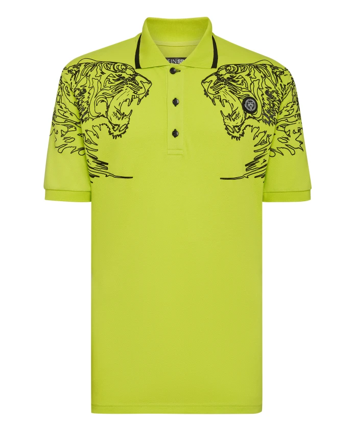 

Рубашка поло SS Tiger Plein Sport, желтый