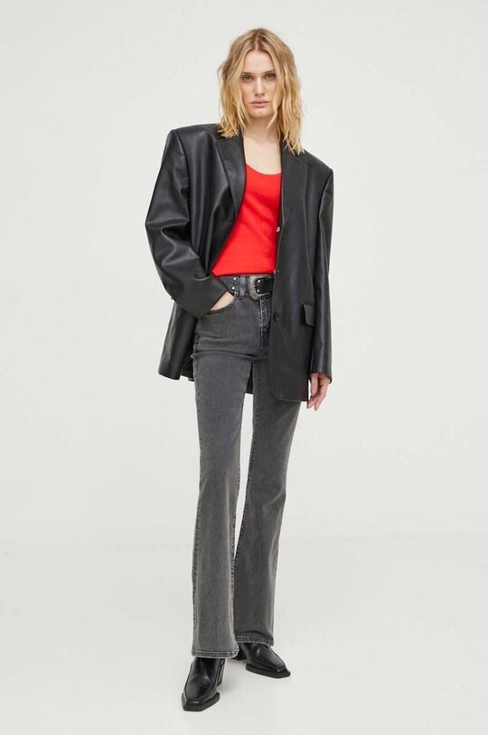 

Хлопковый топ G-Star Raw, красный