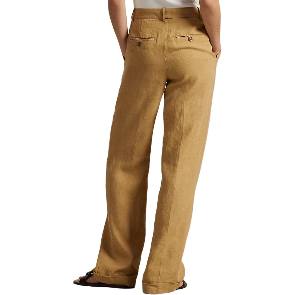 Льняные брюки Polo Ralph Lauren, Sand Dune — фото 4