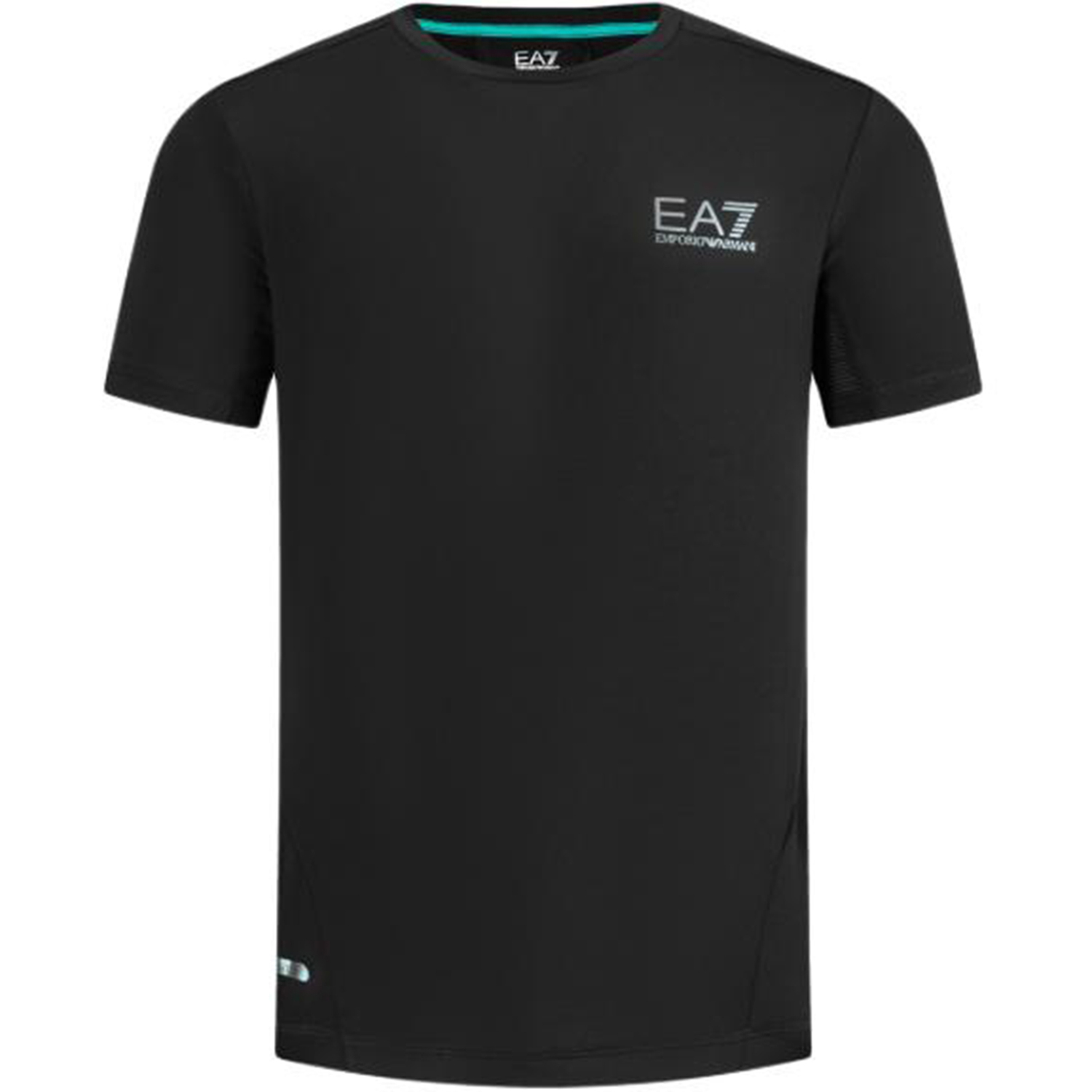 

EMPORIO ARMANI Футболка EA7 SS24 мужская черная, Черный, EMPORIO ARMANI Футболка EA7 SS24 мужская черная