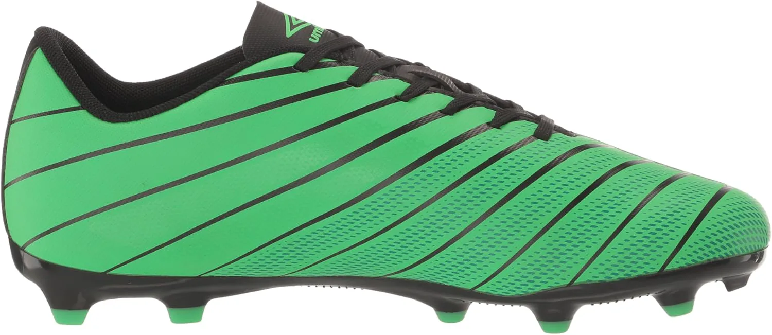 Мужские бутсы Umbro Velocita Elixir League FG, черный/зеленый/белый — фото 4
