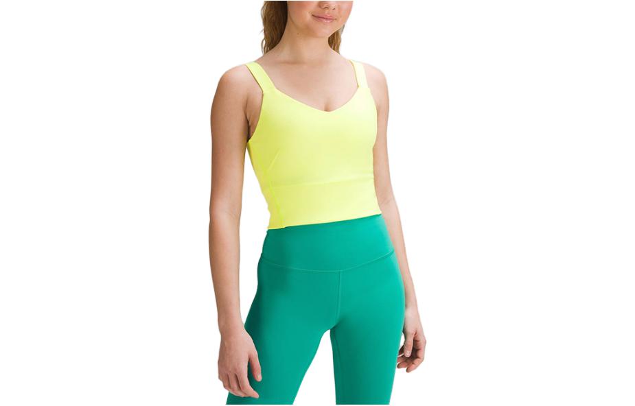 

Спортивная рубашка без рукавов Wunder Train для женщин (другие модели) Lululemon, electric lemon