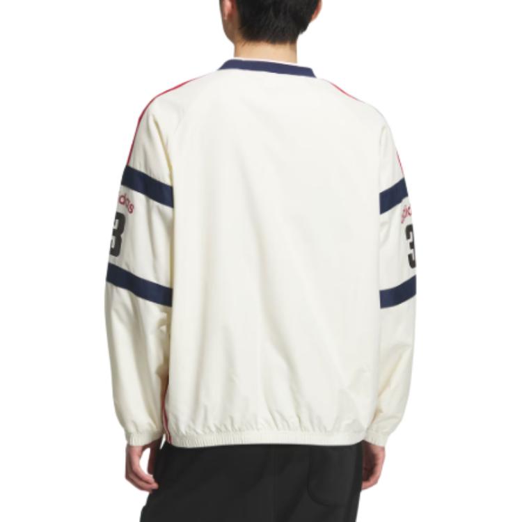 Свитшот fw25 team woven Adidas Originals, слоновая кость — фото 4