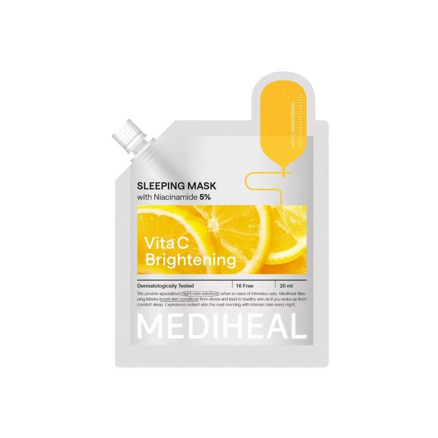 

Mediheal Ночная маска Vita C Осветляющая 20 мл, Yellow