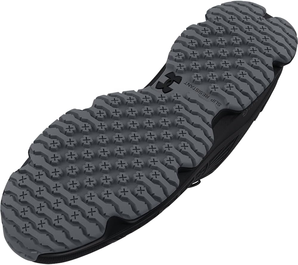 Мужские кроссовки для бега Under Armour Micro G Strikefast Trail, черный/серый — фото 3
