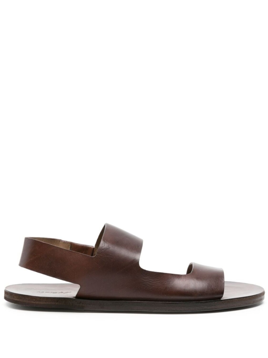 

Marsèll double-strap leather sandals, коричневый