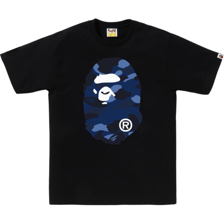 

Футболка с камуфляжным принтом A BATHING APE, черный