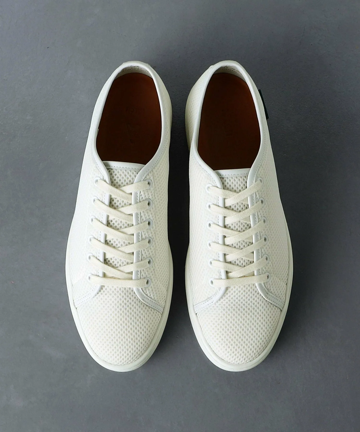 Сетчатые оксфордские кроссовки United Arrows, WHITE — фото 2