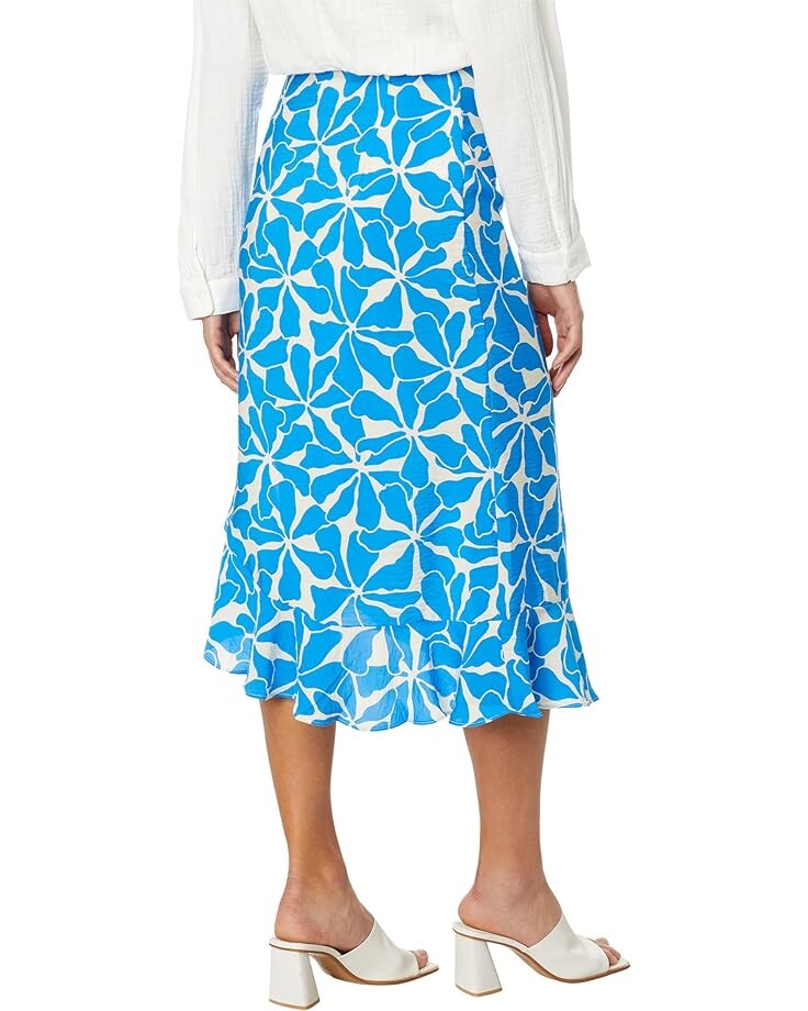 

Юбка MANGO Salinas Skirt, синий