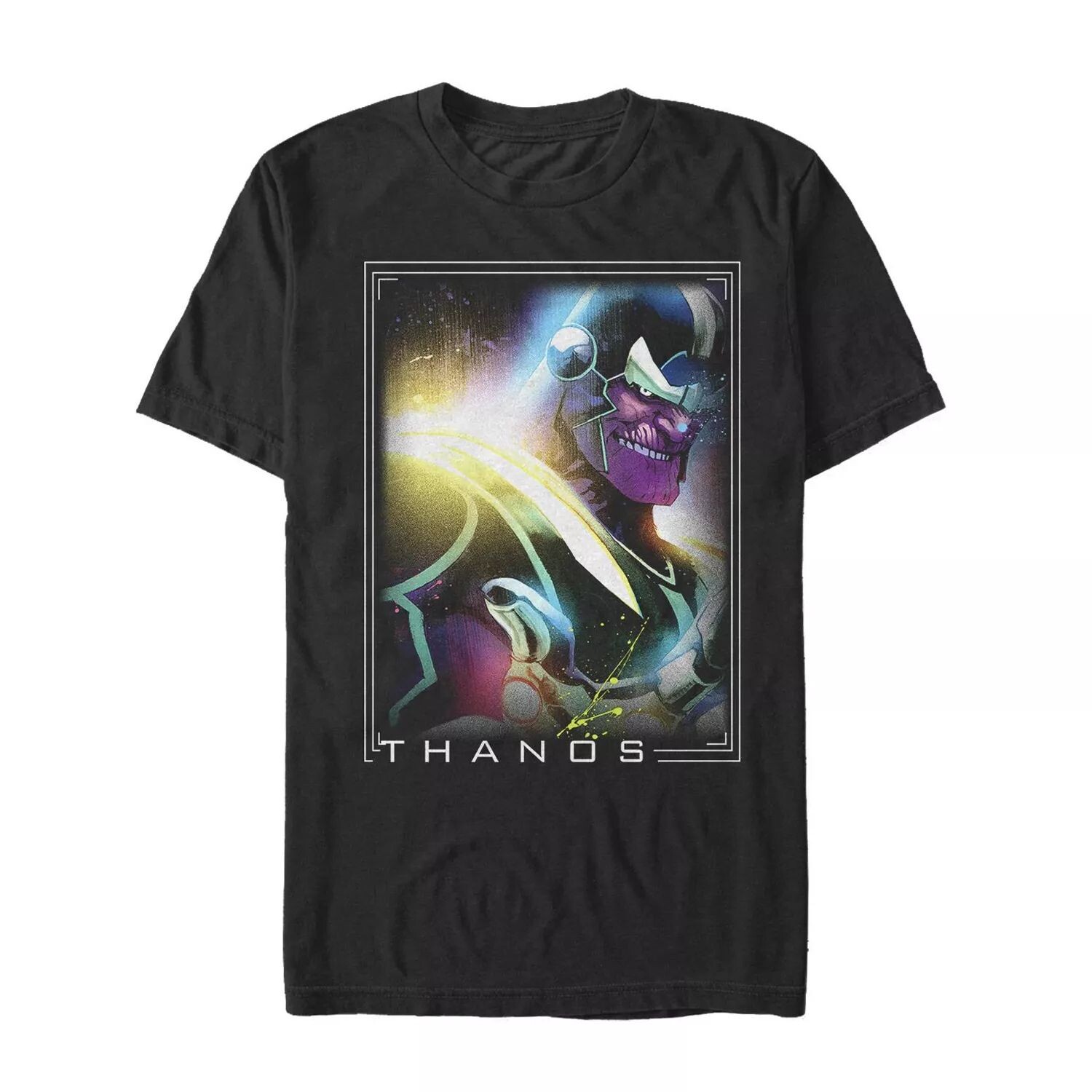 

Мужская неоновая футболка Marvel Universe Thanos Licensed Character
