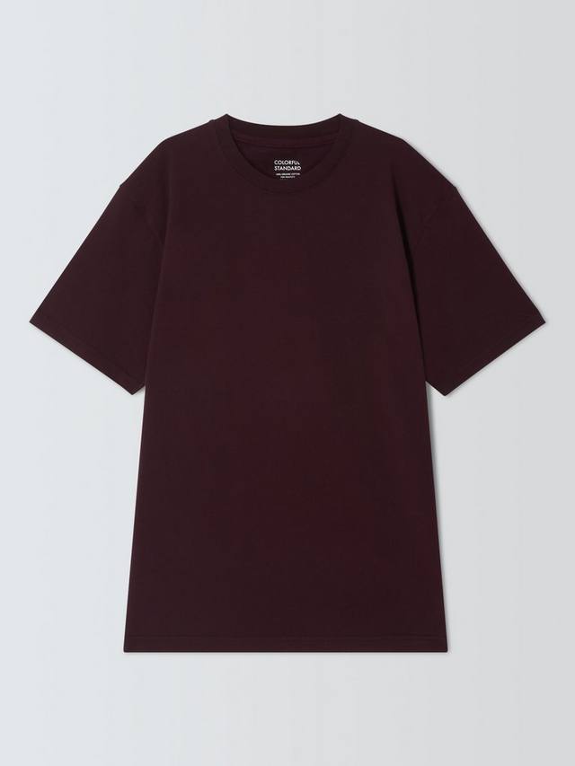 

Футболка хлопковая с коротким рукавом Regular Fit Colorful Standard, Oxblood Red