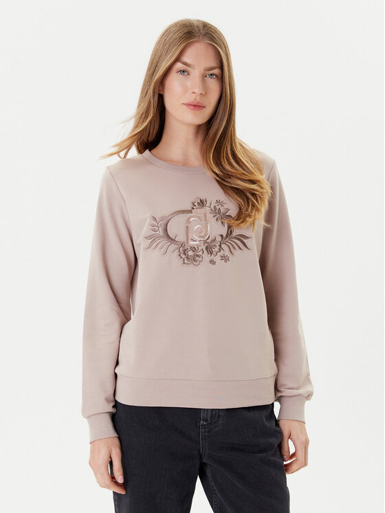 

Свитшот regular fit TF5097 FS090 Liu Jo Sport, бежевый