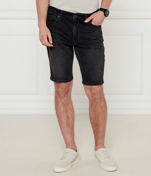 

Джинсовые шорты Делавэр Slim fit Boss Orange, черный