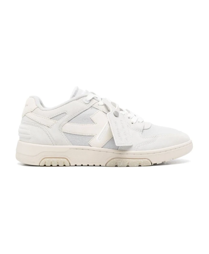 

Кроссовки с замшевыми вставками Off White, серый