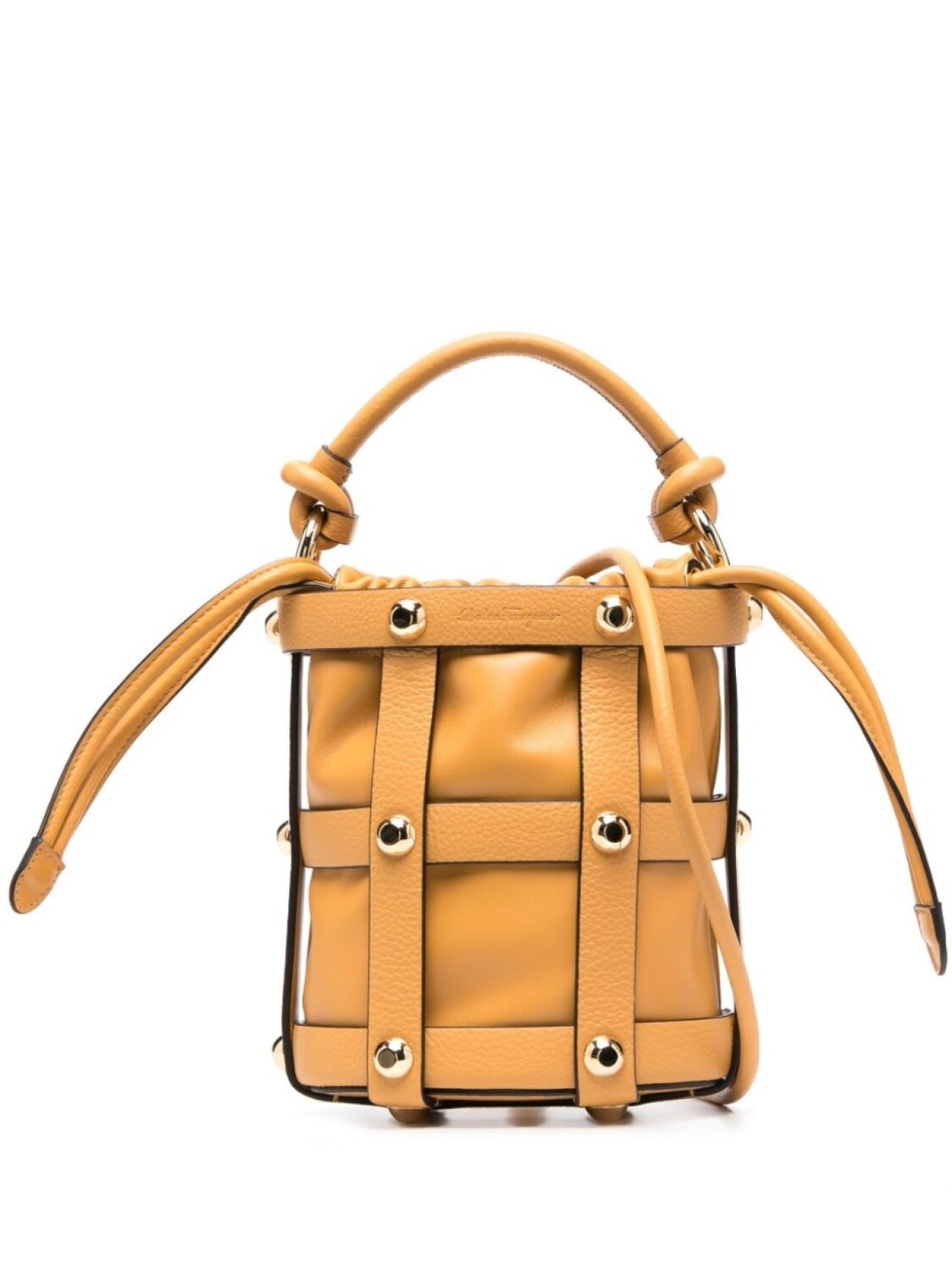 

Ferragamo сумка-ведро Cage, нейтральный цвет
