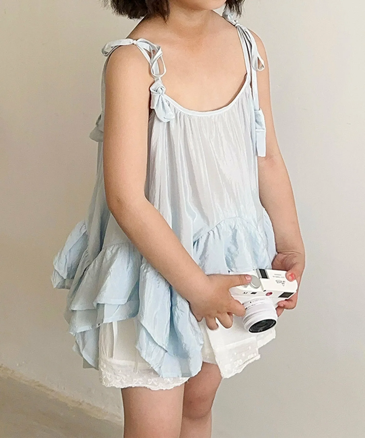 Комплект из топа и шорт Aimoha Kids, blue — фото 4
