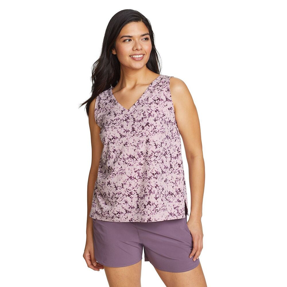 

Женская майка Eddie Bauer Departure с v-образным вырезом, цвет Dusty Lilac