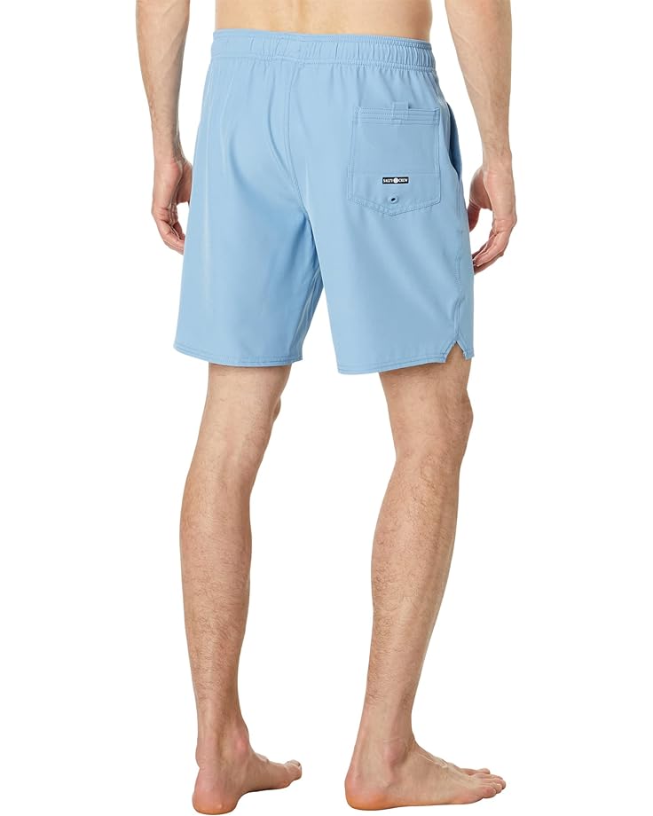 

Шорты для плавания Salty Crew Lowtide Elastic 18" Boardshorts, цвет Marine Blue