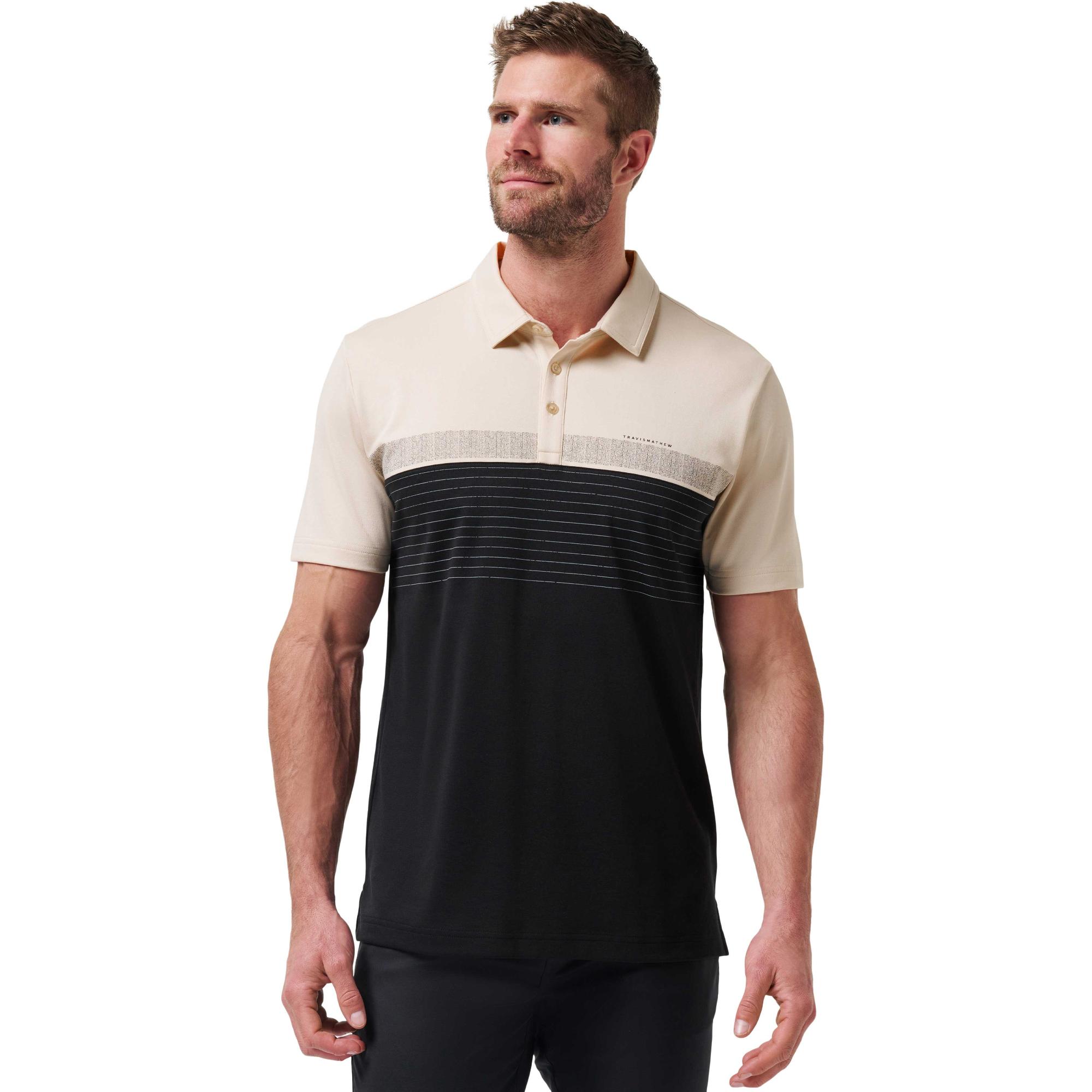 

Мужская рубашка поло Hang Glide TravisMathew, Italian Sand