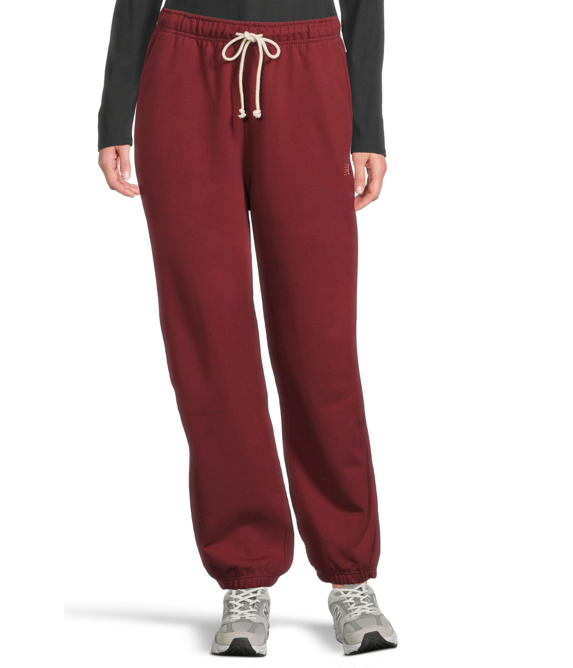 

Брюки New Balance Athletics French Terry Jogger, цвет Monarch Burgundy