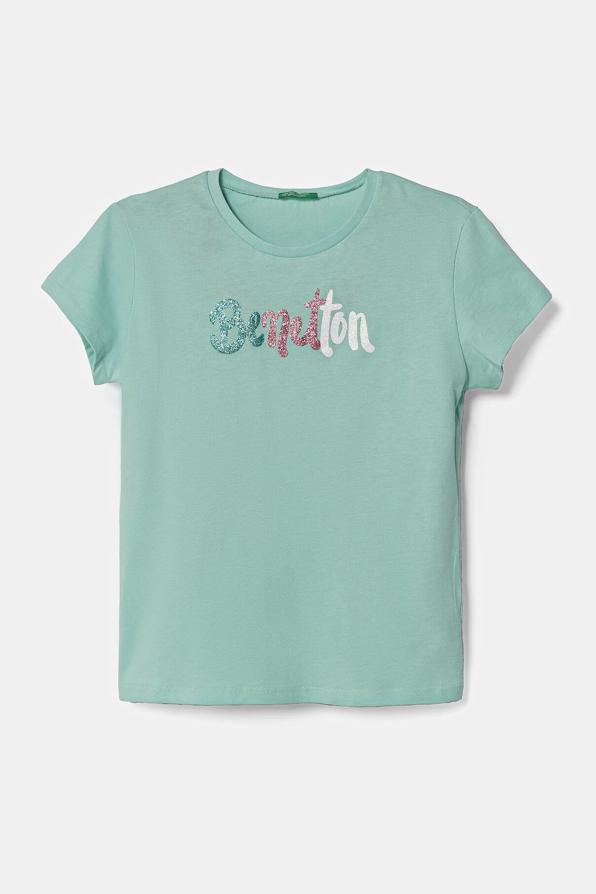 

Футболка из хлопка для детей United Colors Of Benetton, бирюзовый
