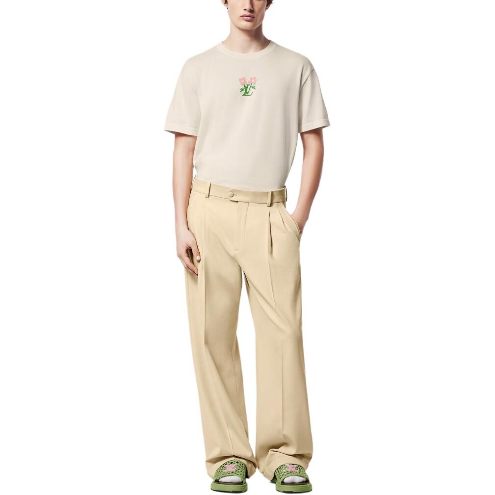 Футболка мужская Louis Vuitton By Tyler The Creator, бежевый — фото 3