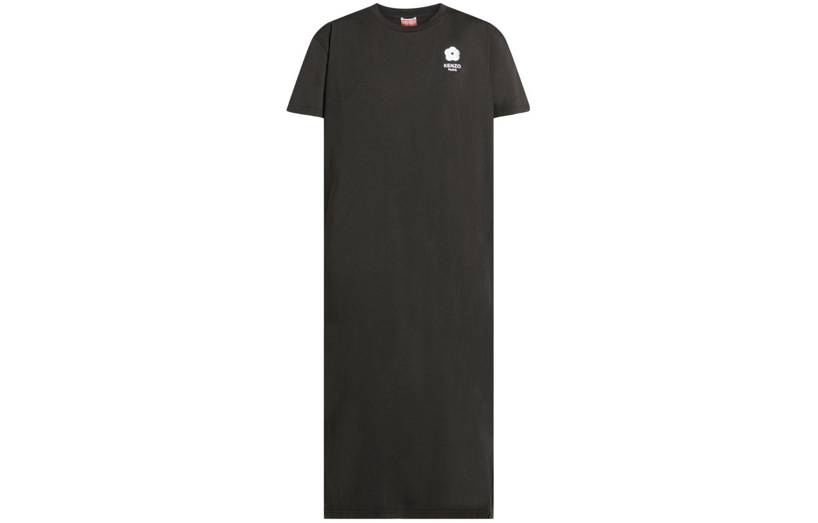 

Футболка-платье Boke Flower Cotton KENZO, черный